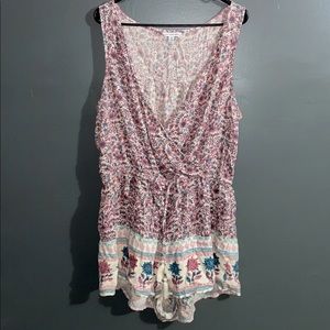 NWOT floral romper